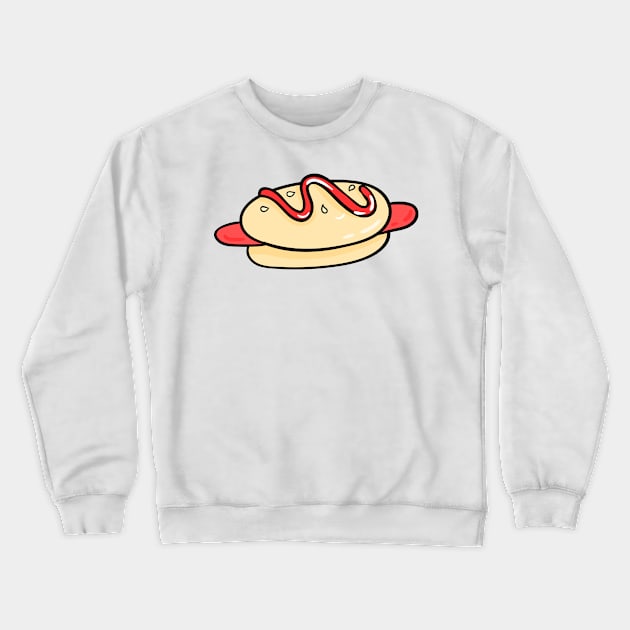 Hotdog Crewneck Sweatshirt by WordFandom